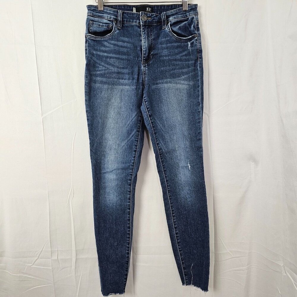 Kut From The Kloth Jeans Womens 4 29x29 Blue Skinny Medium Wash Denim Stretch